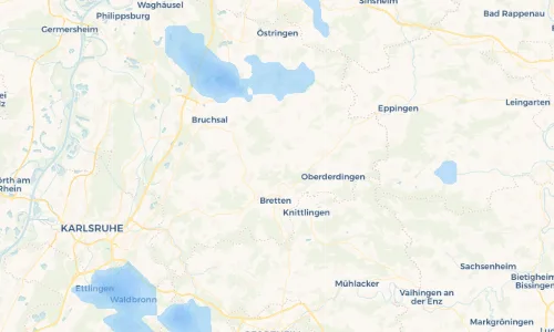 Regenradar Vorschaubild - Aktuelle Niederschläge in Büchig und Umgebung