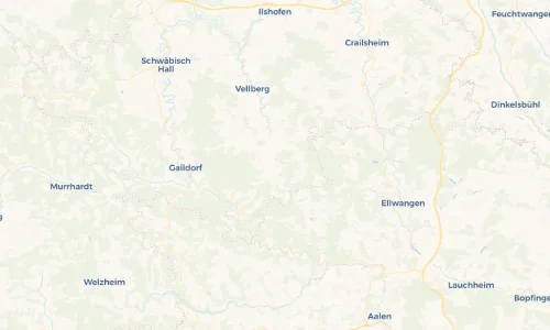 Regenradar Vorschaubild - Aktuelle Niederschläge in Bühlerzell und Umgebung