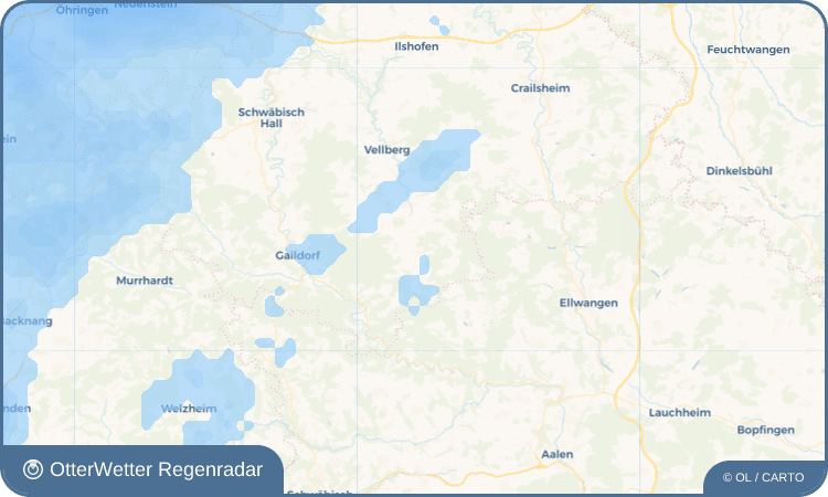 OtterWetter Regenradar-Widget Bühlerzell