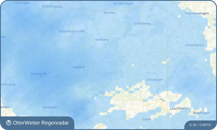 Wetter-Widget-Vorschau mit Vorhersagedaten für Bühlerzell
