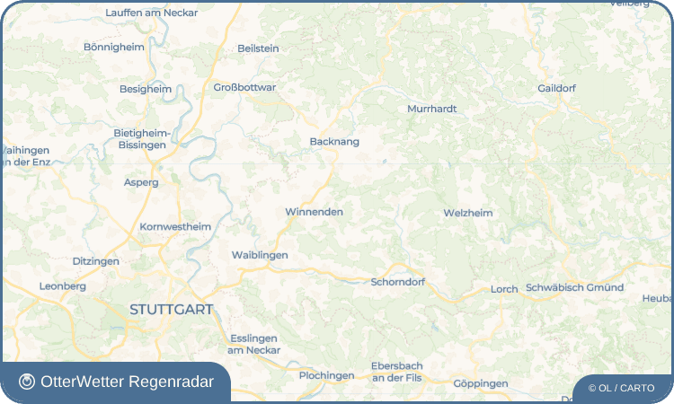 OtterWetter Regenradar-Widget Bürg