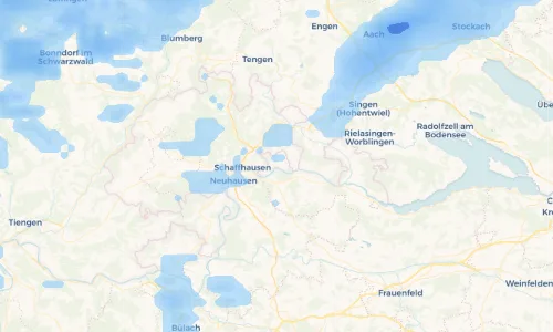 Regenradar Vorschaubild - Aktuelle Niederschläge in Büsingen am Hochrhein und Umgebung