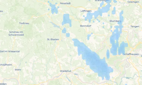 Regenradar-Vorschau: aktuelle Niederschläge in Buggenried und Umgebung