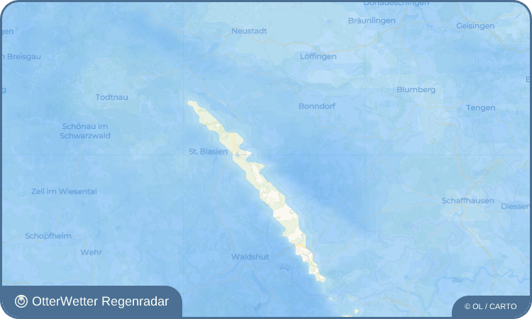 OtterWetter Regenradar-Widget Buggenried