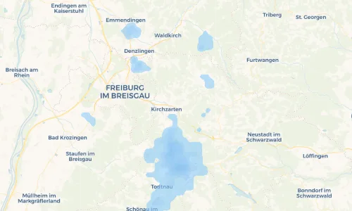 Regenradar Vorschaubild - Aktuelle Niederschläge in Burg am Wald und Umgebung