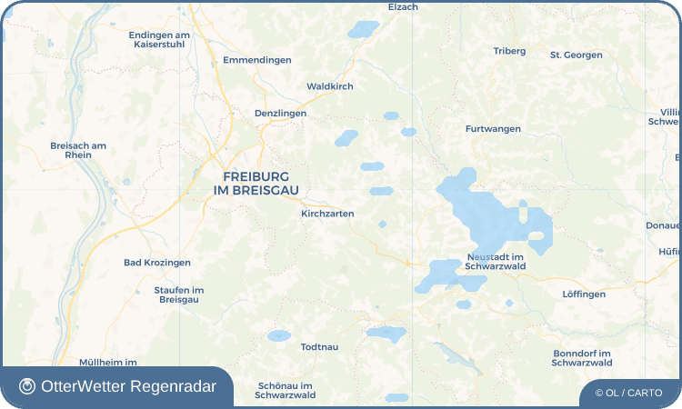 OtterWetter Regenradar-Widget Burg am Wald