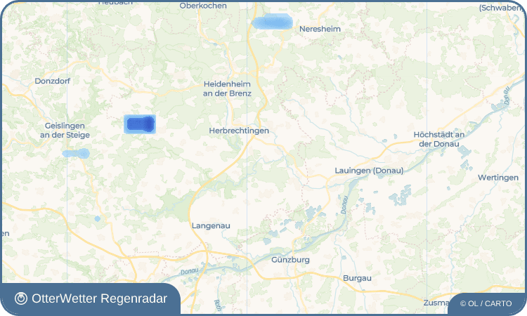 OtterWetter Regenradar-Widget Burgberg