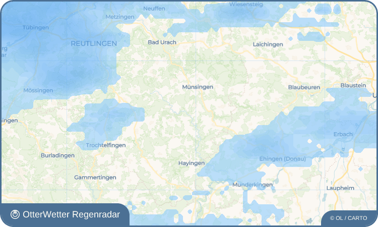 OtterWetter Regenradar-Widget Buttenhausen