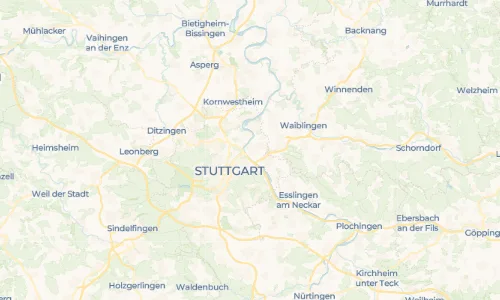 Regenradar Vorschaubild - Aktuelle Niederschläge in Carré Bad Cannstatt und Umgebung