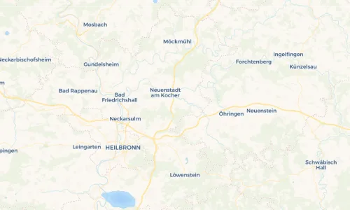Regenradar Vorschaubild - Aktuelle Niederschläge in Cleversulzbach und Umgebung