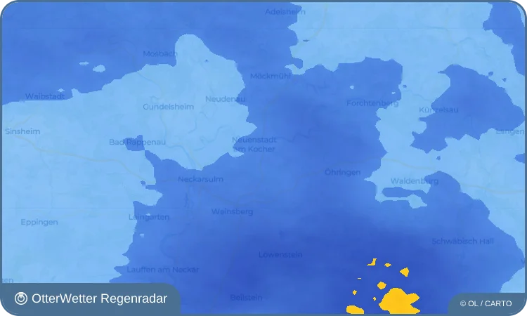 Widget-Vorschau für Cleversulzbach Wetter-Widget-Vorschau mit Vorhersagedaten für Cleversulzbach