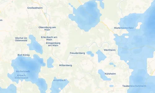 Regenradar Vorschaubild - Aktuelle Niederschläge in Collenberg und Umgebung
