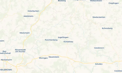 Regenradar Vorschaubild - Aktuelle Niederschläge in Criesbach und Umgebung
