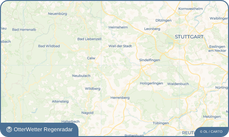 OtterWetter Regenradar-Widget Dachtel