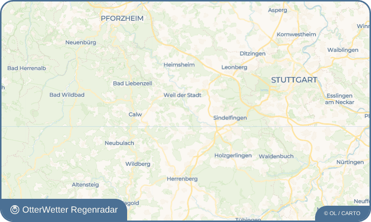 OtterWetter Regenradar-Widget Dätzingen