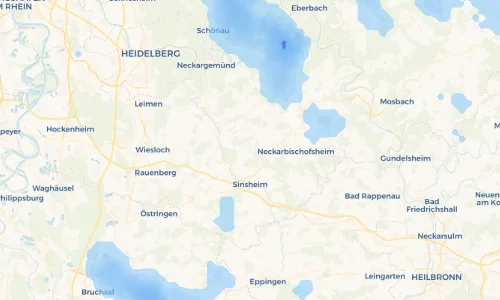 Regenradar Vorschaubild - Aktuelle Niederschläge in Daisbach und Umgebung
