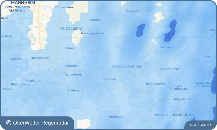 Wetter-Widget-Vorschau mit Vorhersagedaten für Daisbach