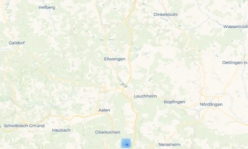 Regenradar Vorschaubild - Aktuelle Niederschläge in Dalkingen und Umgebung