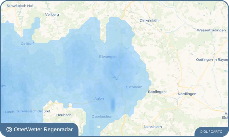 Widget-Vorschau für Dalkingen Wetter-Widget-Vorschau mit Vorhersagedaten für Dalkingen