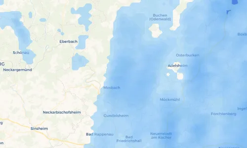 Regenradar Vorschaubild - Aktuelle Niederschläge in Dallau und Umgebung