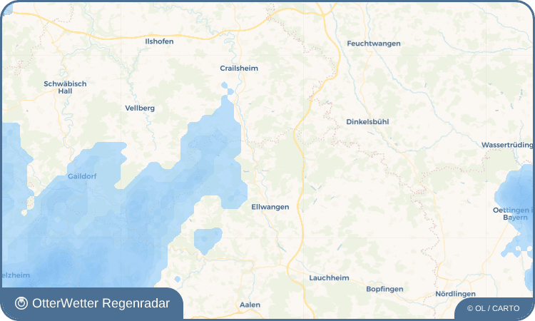 OtterWetter Regenradar-Widget Dankoltsweiler