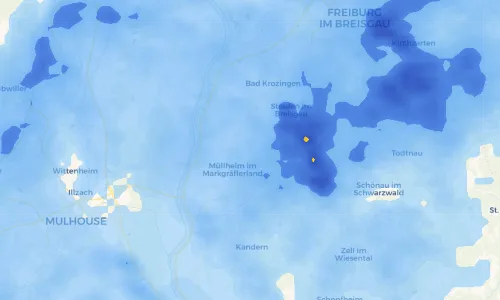 Regenradar Vorschaubild - Aktuelle Niederschläge in Dattingen und Umgebung