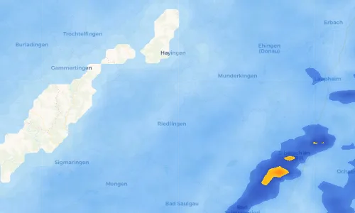 Regenradar Vorschaubild - Aktuelle Niederschläge in Daugendorf und Umgebung