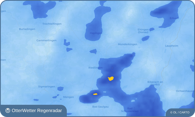 OtterWetter Regenradar-Widget Daugendorf