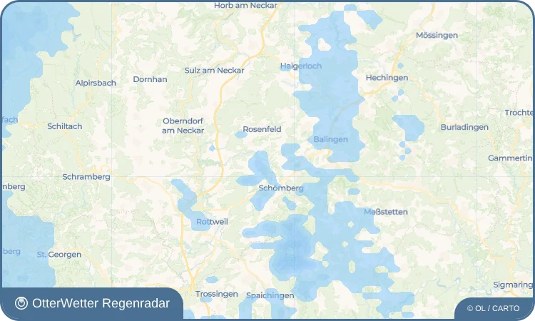 Wetter-Widget-Vorschau mit Vorhersagedaten für Dautmergen