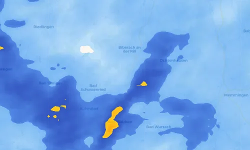 Regenradar Vorschaubild - Aktuelle Niederschläge in Degernau und Umgebung
