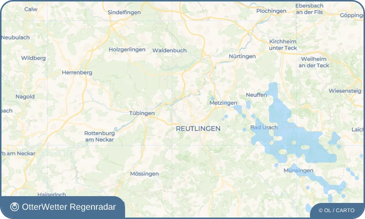 Widget-Vorschau für Degerschlacht Wetter-Widget-Vorschau mit Vorhersagedaten für Degerschlacht