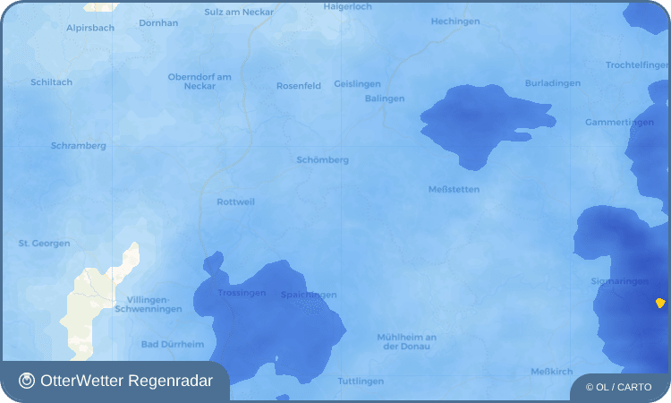 OtterWetter Regenradar-Widget Delkhofen