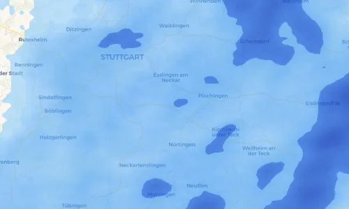 Regenradar Vorschaubild - Aktuelle Niederschläge in Denkendorf und Umgebung