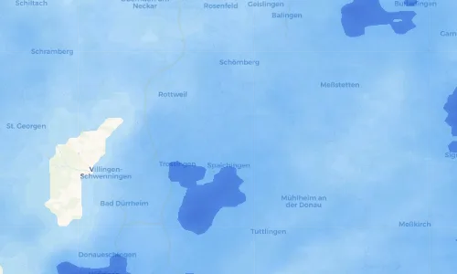 Regenradar Vorschaubild - Aktuelle Niederschläge in Denkingen und Umgebung