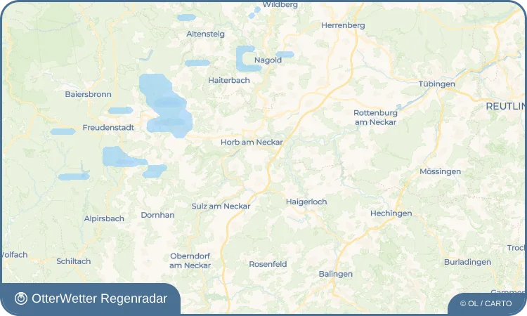 Wetter-Widget-Vorschau mit Vorhersagedaten für Dettensee