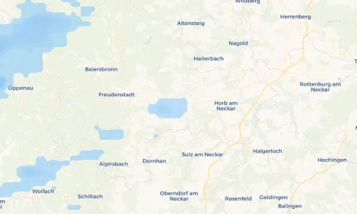 Regenradar-Vorschau: aktuelle Niederschläge in Dettlingen und Umgebung