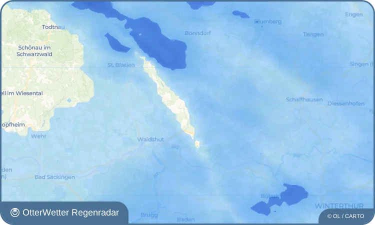 Widget-Vorschau für Detzeln Wetter-Widget-Vorschau mit Vorhersagedaten für Detzeln