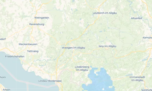 Regenradar Deuchelried: aktuelle Niederschläge in Deuchelried und Umgebung, Stand 20. Oktober 2026 um 18:00 Uhr