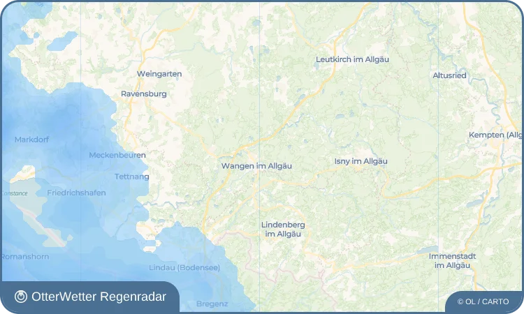 Widget-Vorschau für Deuchelried Wetter-Widget-Vorschau mit Vorhersagedaten für Deuchelried