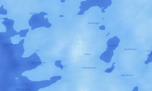 Regenradar Vorschaubild - Aktuelle Niederschläge in Dewangen und Umgebung