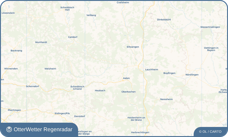 OtterWetter Regenradar-Widget Dewangen