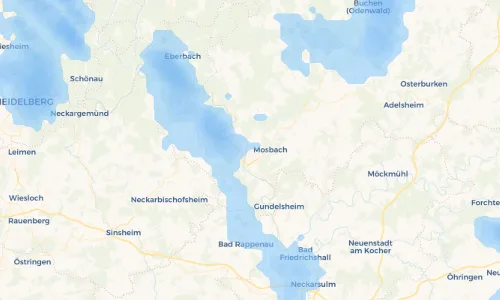 Regenradar Vorschaubild - Aktuelle Niederschläge in Diedesheim und Umgebung