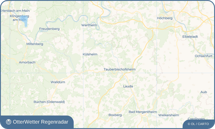 OtterWetter Regenradar-Widget Dienstadt
