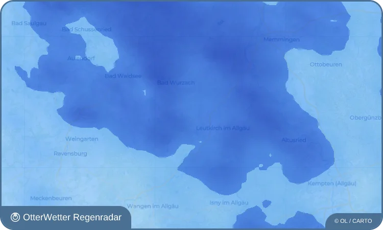Wetter-Widget-Vorschau mit Vorhersagedaten für Diepoldshofen