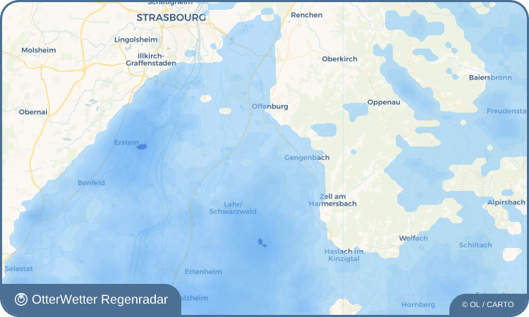 OtterWetter Regenradar-Widget Diersburg