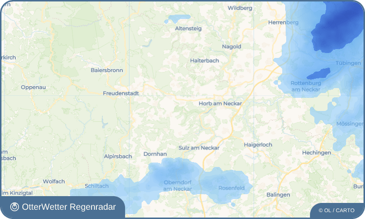 OtterWetter Regenradar-Widget Dießen