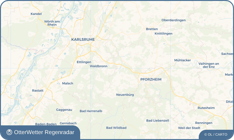 OtterWetter Regenradar-Widget Dietenhausen