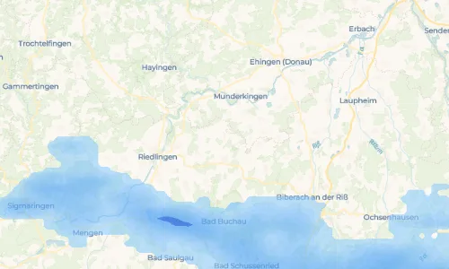 Regenradar-Vorschau: aktuelle Niederschläge in Dieterskirch und Umgebung