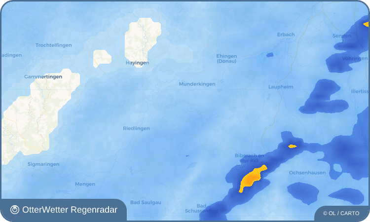OtterWetter Regenradar-Widget Dieterskirch