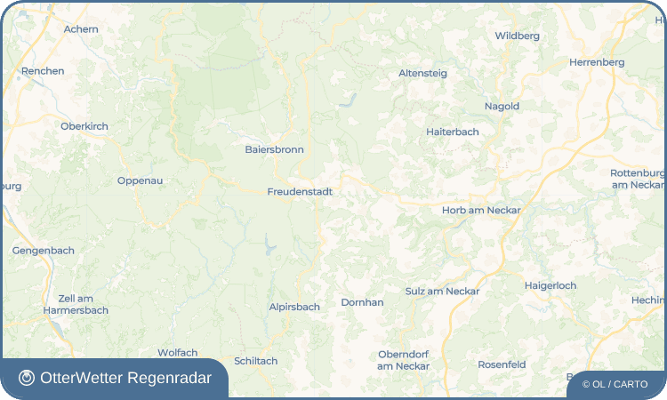 OtterWetter Regenradar-Widget Dietersweiler